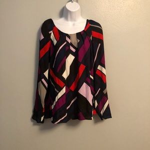 Worthington dressy top shirt flowy